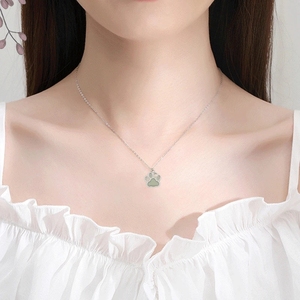 Nuova collana luminosa amanti dei cani collana con zampa di cane gatto Glow In The Dark Night regalo luminoso per gli amici - Product Image 6