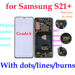 Écran tactile LCD d'origine pour <span class=keywords><strong>Samsung</strong></span> Galaxy S21.<span class=keywords><strong>S21FE</strong></span>.S21 Plus.S21 Ultra Vente en gros de numériseur Vente en gros de smartphone avec brûlures - Product Image 4