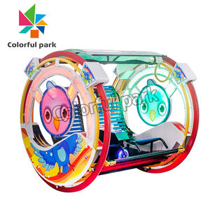 Le nouveau parc de jeux est excitant et amusant, simulant une conduite routière sûre et une voiture Leba à pièces pour 2 personnes - Product Image 3