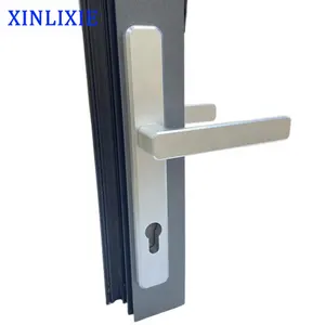 2024 New Design Aluminum Cnc Knob Door Handle Lock Hardware Anodizing Color Stainless Steel Door Lock Handle