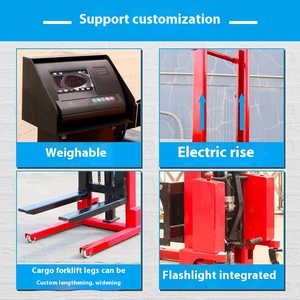 שואב אבק מלגזה פופולרי באיכות גבוהה קטן מיני ידני מלמלגזה משאיות באירופה גשש הידראולי - Product Image 4
