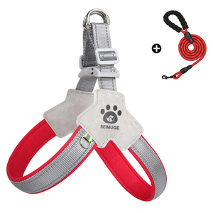 Rarewe Aksesoris Anjing Set Harnesses Model Y Nyaman Bernapas Tanpa Tarik Harnesses Pelatihan untuk Anjing Kecil dan Sedang - Product Image 1