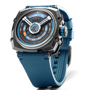 Montre-bracelet automatique pour homme, sportive, créative, <span class=keywords><strong>sans</strong></span> aiguilles, super lumineuse, en acier inoxydable 316L - Product Image 2