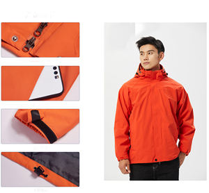 Chaqueta de esquí <span class=keywords><strong>impermeable</strong></span> a prueba de viento para invierno, forro polar cálido 3 en 1, sudadera con capucha y cremallera - Product Image 2