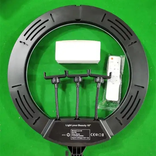 Hot LJJ-45 18inch Wholesale Light up 18 Pulgadas Stand Ring Record Video Shooting Led Light Portable Ring Light for Phone