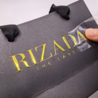 Autocollants avec logo en feuille d'or gaufrée, adhésif puissant, étiquettes d'emballage personnalisées pour la promotion et l'utilisation en épicerie