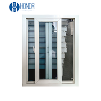 Fenêtre coulissante PVC/UPVC sur mesure résistante aux ouragans, qualité premium testée EU profil haut de gamme prix compétitif
