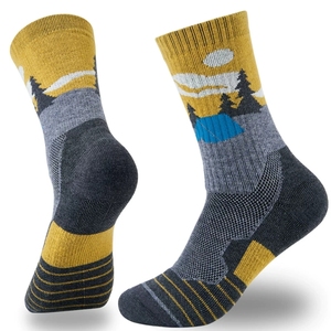 Chaussettes d'hiver en laine mérinos pour le sport, confortables, chaudes, épaisses, pour le <span class=keywords><strong>ski</strong></span>, la randonnée, <span class=keywords><strong>de</strong></span> haute qualité, en gros - Product Image 2