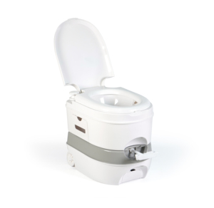 <span class=keywords><strong>Toilette</strong></span> portable 6,4 gallons 24L <span class=keywords><strong>Pompe</strong></span> à piston avec indicateur de niveau <span class=keywords><strong>Toilette</strong></span> de randonnée intérieure et extérieure pour le camping, la pêche, les voyages - Product Image 1