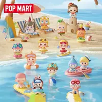 POPMART POP BEAN ISLAND VACATION Series Mini Figurine Authentique Boîte Mystère Surprise Jouets Figurine Anime Mignonne Décoration de Bureau