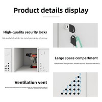 Armoire de charge pour outils électriques, casier coulissant en acier pour bureau, design moderne, boîte de rangement pour batteries de perceuse