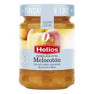Marmellata di Pesche Extra Helios 280G Senza Zuccheri Aggiunti Raccolta a Mano - Product Image 1