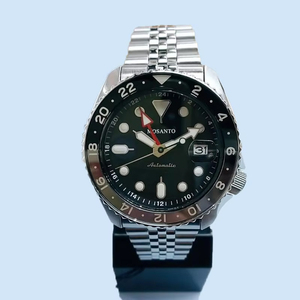 Reloj <span class=keywords><strong>Seiko</strong></span> <span class=keywords><strong>5</strong></span> Sports Automático <span class=keywords><strong>GMT</strong></span> para Hombre, Caja de Acero Inoxidable, Cristal Hardlex Azul, Resistente al Agua, Analógico, Estilo Ejecutivo - Product Image 4
