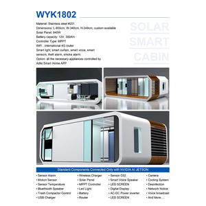 บ้านอัจฉริยะพลังงานแสงอาทิตย์ GCSOAR รุ่น WYK1801 พร้อมระบบจัดการพลังงาน ควบคุมอุณหภูมิอัตโนมัติ สำหรับการใช้ชีวิตอย่างยั่งยืน - Product Image 1