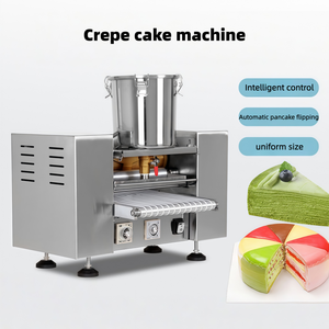 Machine à gâteaux mille-feuilles entièrement automatique, Crêpière électrique à retournement automatique pour pain pita, tortillas et feuilles de rouleaux de printemps, Industrielle - Product Image 1