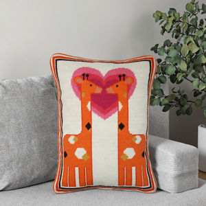 Cojín decorativo con estampado de diseño de animales de jirafa para adultos estilo de besos-en <span class=keywords><strong>venta</strong></span> - Product Image 2