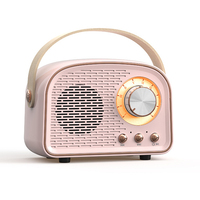 Mini Altavoz Portátil Inalámbrico Bluetooth con Diseño Retro de Moda, Radio FM, TF y AUX