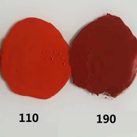 Oxyde de fer rouge 110 120 130 Pigment Ciment Carrelage Asphalte Plastique Caoutchouc Pigment rouge inorganique
