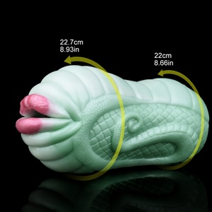 Nuevo Diseño, Descuento al por Mayor, Masturbadores Masculinos de Silicona Líquida con Forma de Serpiente, Juguetes Sexuales para Hombres - Product Image 2