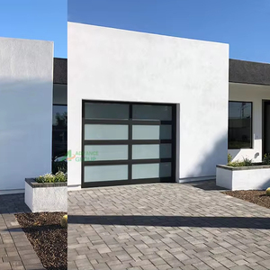 <span class=keywords><strong>Porte</strong></span> <span class=keywords><strong>de</strong></span> <span class=keywords><strong>garage</strong></span> sectionnelle, portes <span class=keywords><strong>de</strong></span> <span class=keywords><strong>garage</strong></span> pliantes, portes automatiques en verre givré <span class=keywords><strong>avec</strong></span> <span class=keywords><strong>portillon</strong></span> piéton, <span class=keywords><strong>porte</strong></span> <span class=keywords><strong>coulissante</strong></span> supérieure 9x7 en aluminium, neuve - Product Image 1