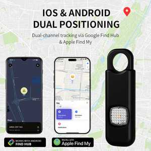 Portable Personal Safety <b>Alarm</b> GPS Finder Siren Keychain Emergency Alert Device for Night Travel - Product Image 3
