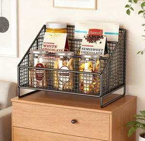 מדף אחסון מזון נייד מודרני איכותי בעל קיבולת גדולה, מתכת עמידה, 4 קומות - Product Image 1