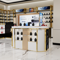 Testeur de parfums pour femmes Vitrine de l'île Vitrine de l'île Meubles de vitrine de magasin Étagère à parfum pour bouteilles de Cologne