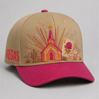 Casquette de baseball personnalisée style Old English, 5 panneaux, visière incurvée, style Dad Hat, streetwear urbain West Coast, vente en gros, faible MOQ