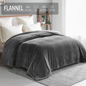Coperta in Morbido Pile - Leggera, Anti-Acaro, Lavorata a Maglia, Decorativa con Texture Ondulata, per <span class=keywords><strong>Letto</strong></span> e Uso Invernale, Adatta a Tutte le Stagioni - Product Image 4