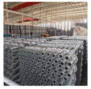 Structure d'échafaudage robuste à anneaux avec pinces en acier galvanisé pour les projets de construction de tours et de bâtiments - Product Image 6