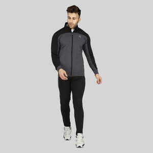 FASHION SUTRA Chándal Deportivo para Hombre de Taiwán con Capucha y 4 Vías de Elasticidad, Transpirable, Reflectante, Tallas Grandes, Estampado, Peso Medio - Product Image 1