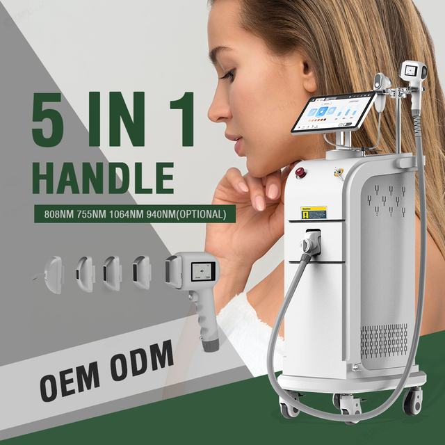 4 Wavelength Diode Laser Hair Removal 755nm 808nm 940nm 1064nm Diode Laser Hair Removal Machine Price