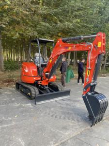 Mini máquina excavadora de 3,5 toneladas excavadora de orugas china para granja de motores Kubota usada envío gratis EPA Euro 5 Motor de núcleo 1 año - Product Image 6