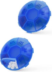 Customized Logo Clear PP Child-Resistant Multicolor Medicine Pill Organizer Travel Portable Weekly 7-Day Vitamin - Product Image 6