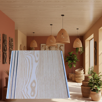 Panneau de plafond en PVC moderne, ignifuge et étanche, pour hôtels, appartements, hôpitaux, sous-sols, gymnases – Vente chaude directe usine Chine – Décoration intérieure