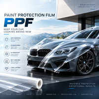 Film de protection de peinture transparent TPU PPF 7,5 mil auto-réparant instantané, hydrophobe, anti-rayures, anti-UV, service OEM
