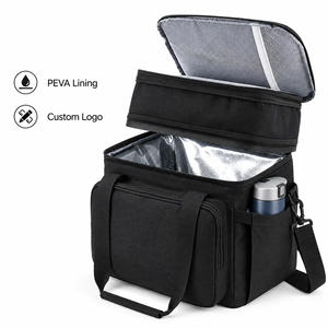 <span class=keywords><strong>Bolsa</strong></span> Térmica para Almuerzo con Logotipo Personalizado, Impermeable, Aislada, <span class=keywords><strong>de</strong></span> Doble Capa, para el Trabajo, la Escuela, Picnic, Campamento - Product Image 1