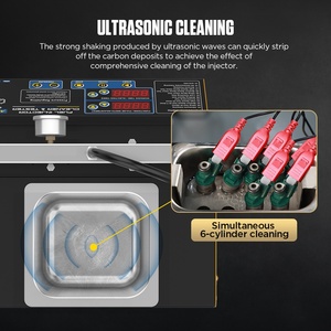 Autool CT200 Limpiador Ultrasónico y Probador de Inyectores, Herramienta Automotriz para Motocicletas de Gasolina - Product Image 5