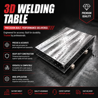 Table de soudage industrielle tridimensionnelle flexible, taille personnalisée, plateforme de soudage 3D avec tous types d'accessoires de gabarits