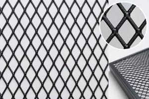 Grille en maille diamantée en aluminium de haute qualité de 7 mm pour portes et fenêtres de sécurité modernes, utilisation en salon, ignifuge et lavable - Product Image 4