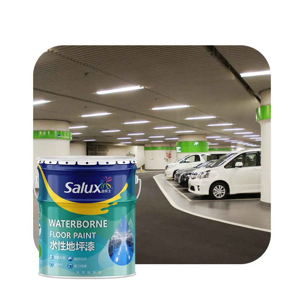 Salux Water Base Waterproof Industry Epoxy Floor Paint