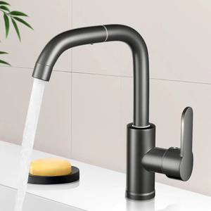 Robinet de lavabo monocommande eau chaude et froide pour salle de bain - Product Image 1