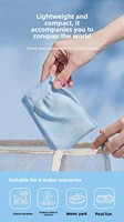 PVC Abnehmbarer Sonnenschutz-Liegestuhl Outdoor Wasser-Sofa Schwimmbett Aufblasbare Schwimmmatte Schwimmring Getränkehalter Ovale Form
