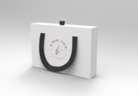 Boîte coulissante avec poignée en ruban, prix d'usine en Chine 2026, emballage en papier cartonné robuste pour vêtements