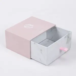 New Product Carton Drawer Gift Box For Present Custom Logo Recycle Luxury Perfume Bottle Pink Packaging Box