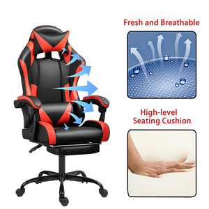 Échantillon gratuit chaises d'ordinateur de course de bureau et jeux inclinables en cuir <span class=keywords><strong>Autofull</strong></span> Gamer livraison directe <span class=keywords><strong>chaise</strong></span> de jeu LED avec repose-pieds - Product Image 6