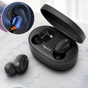 Écouteurs A6S TWS sans fil Bluetooth, écouteurs avec commande par bouton, son stéréo haute fidélité, casque Bluetooth pour jeux avec micro - Product Image 3