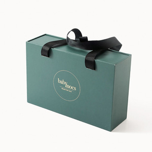 Kunden spezifisches Logo Magnetische Geschenk <span class=keywords><strong>box</strong></span>-Hartfaser platte Luxus-Falt verpackung-Schwarze faltbare starre <span class=keywords><strong>Box</strong></span> - Product Image 3