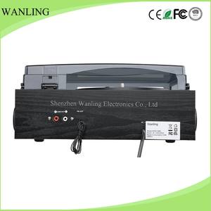 Tourne-disque multifonction OEM avec <span class=keywords><strong>lecteur</strong></span> <span class=keywords><strong>CD</strong></span>/cassette/radio AM FM, encodage USB/SD, <span class=keywords><strong>lecteur</strong></span> de disques vinyles 3 vitesses avec télécommande - Product Image 3