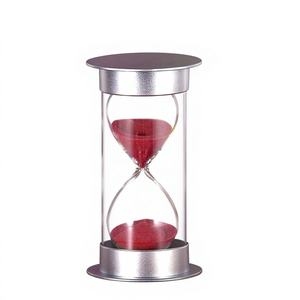 นาฬิกาทรายทรงกรวย 1-60 นาที ทนทานต่อการตกหล่น วัสดุพลาสติกและแก้วทราย ดีไซน์เรียบง่ายทันสมัย รูปทรงกระบอก เหมาะสำหรับเป็นของขวัญทางธุรกิจ - Product Image 4